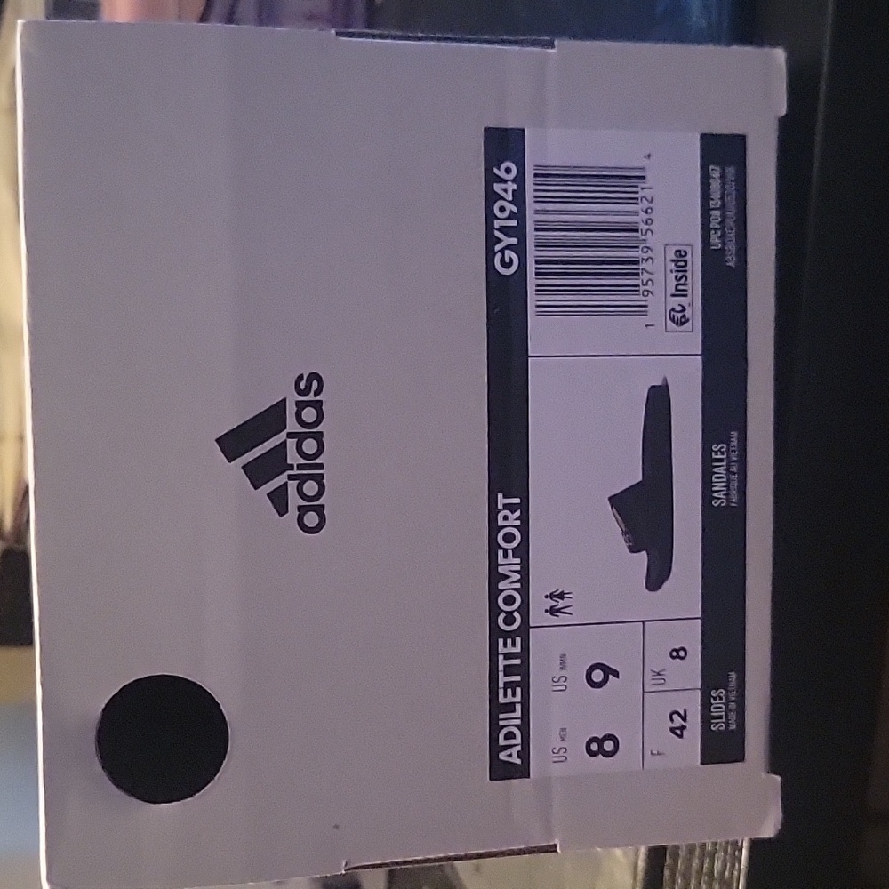 Adidas Adilette Comfort Slides Size 8 NWT - Picture 4 of 4